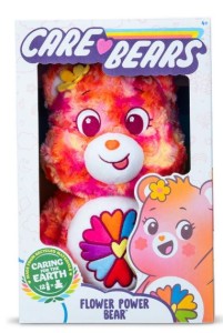 Troskliwe Misie - Maskotka kolorowy miś 35 cm - Flower Power Bear - 22683