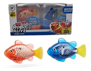 Robo Alive Fish Zestaw pływających rybek 2 pak - pomarańczowa + niebieska - 71160 