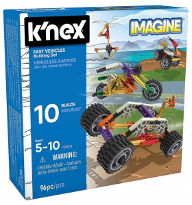 K'NEX Klocki konstrukcyjne 45510 Imagine - Szybkie pojazdy 96 el.