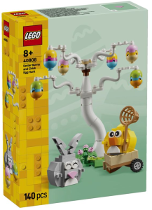 LEGO Icons 40808 Poszukiwanie pisanek z zajączkiem i kurczaczkiem