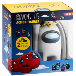 Among Us – Figurka z akcesoriami Crewmate 17 cm Biała AU6502