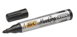 BIC - Marker permanentny - Marking 2000 czarny - 00095