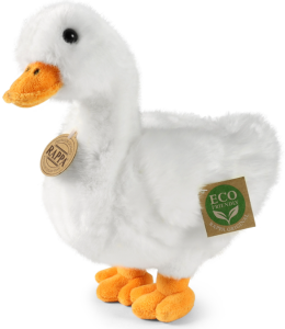 Rappa 252547 Pluszowa biała kaczka 24 cm