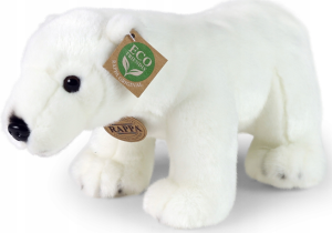 Rappa 251908 Pluszowy niedźwiedź polarny 30 cm