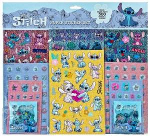 Stitch - Zestaw 500 naklejek - 2014805
