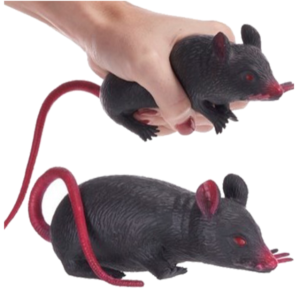 Gniotek squishy Gniotek szczur czarny 12,5 cm - 65614  