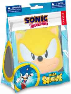Sonic The Hedgehog Mega Squishme Gniotek Głowa Super Sonika - JTSC-4151