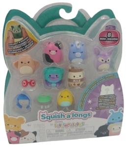 Squishmallows – Squish-a-longs  Zestaw figurek 8 sztuk SQAL0245