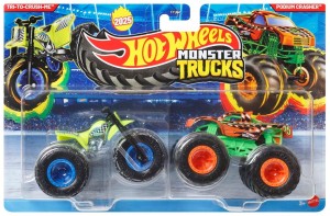 Hot Wheels – Zestaw 2 pojazdów Tri-To-Crush-Me & Podium Crasher FYJ64 JCC70