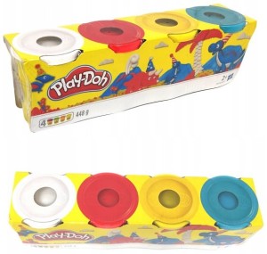 Ciastolina Play-Doh - Cztery tubki 448g - Dinozaury B5517 B6508