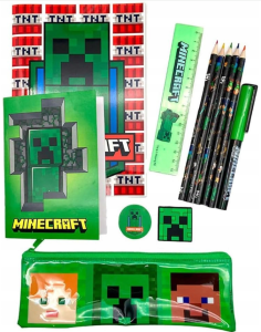 Minecraft Zestaw przyborów szkolnych - 91249