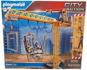 OUTLET Playmobil 70441 City Action - Zdalnie sterowany żuraw z elementem konstrukcyjnym 