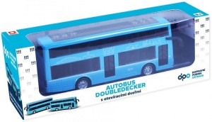 Rappa 217621 Niebieski piętrowy autobus