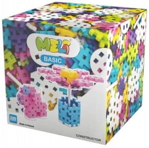 Meli Constructor 50060 Klocki - puzzle 200 elementów - dla dziewczynek