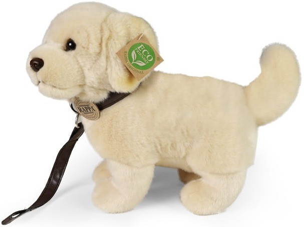 Rappa 231009 Maskotka Golden Retriever na smyczy 25 cm