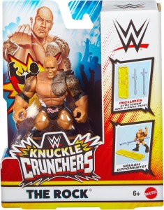 WWE Wrestling - Knuckle Crunchers - Figurka The Rock JHL79