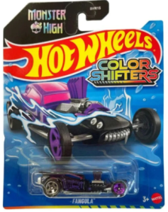 Hot Wheels Auto Zmieniające Kolor - Fangula Monster High - JKP16