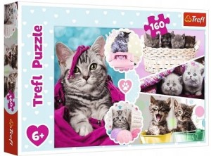 Trefl - Puzzle 160 el. - Urocze kotki - 15371