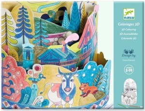 Djeco – Kolorowanki 3D – Na szczycie świata – 08743