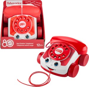 Fisher Price - Telefonik dla gadułki 80-lecie - czerwony JGG97