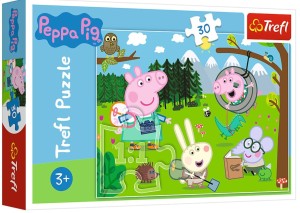 Trefl - Puzzle 30el. - Świnka Peppa - Leśna Wyprawa - 18245