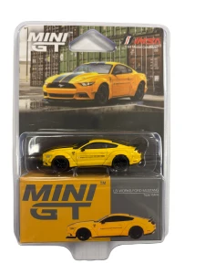 Mini GT - Pojazd 1:64 - 2015 Ford Mustang LB-Works MGT01077BL