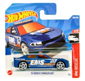 Hot Wheels – Samochodzik – '15 Dodge Charger SRT niebieski 5785 HCW24