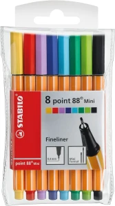 Stabilo - Zestaw 8 cienkopisów Mini 0,4 mm 7196