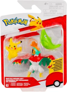 Pokemon - Zestaw 3 figurek: Pikachu, Hawlucha i Metapod PKW4556