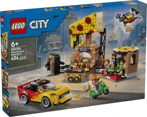 LEGO City 60496 Dostawa pizzy z pojazdami