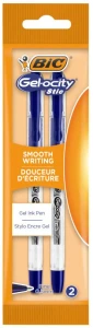 BIC – Zestaw dwóch długopisów żelowych Gel-ocity Stic – niebieski–  9681