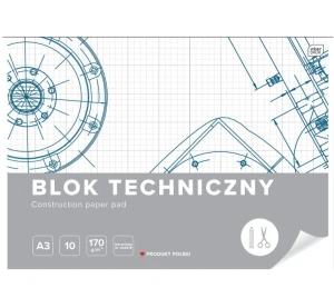 Interdruk – Blok techniczny A3 170 g - 0012