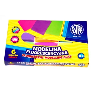 Astra - Modelina Fluorescencyjna 6 kolorów - 0032