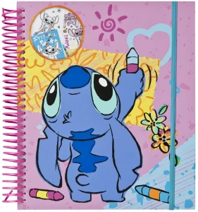 Stitch - Zestaw artystyczny z szablonami i kredkami 2018102