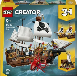Klocki LEGO Creator 31387 Legendarny statek piracki 