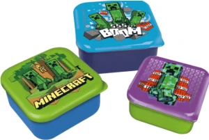 Minecraft - Lunchbox - 3 pojemniki Snackbox 75709