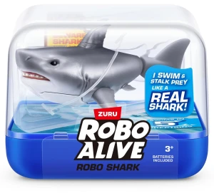 Robo Alive - Robo Shark - Pływający rekin SZARY 50402
