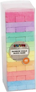 Creafun 56867 Zestaw kreda 48 szt. Gra w układanie
