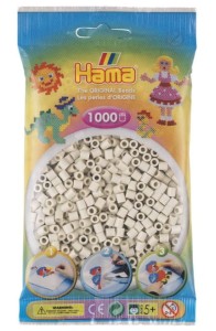 Koraliki Hama MIDI 1000 Koralików 207-77 Kolor Mlecznobiały