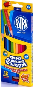 Astra - Kredki ołówkowe trójkątne - 0443