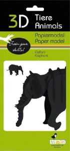 Fridolin - Papierowy model 3D - Słoń - 11611