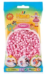 Koraliki Hama MIDI 1000 Koralików 207-95 Kolor Jasny Róż Pastelowy