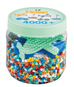 HAMA MIDI 2053 Zestaw w słoiku 4000 szt. + podkładki
