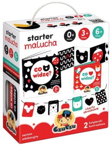 CzuCzu - Starter Malucha – Książeczki kontrastowe + karty 762312