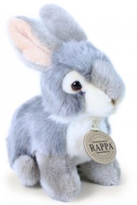 Rappa 689121 Maskotka Królik szary 16 cm