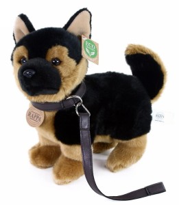 Rappa 204423 Maskotka pies - Owczarek Niemiecki na smyczy 23 cm
