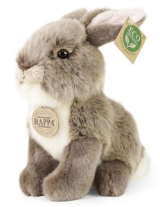 Rappa 221376 Maskotka Zając Szary 20 cm