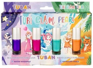 Tuban - Zestaw 4 lakierów do paznokci Tubi Glam Pearl 3468