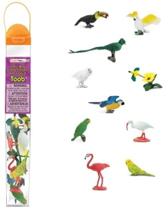 Safari Ltd - Figurki w tubie - Ptaki egzotyczne 680404