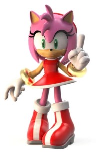 Sonic Boom - Figurka Amy Rose 8 cm Y90315